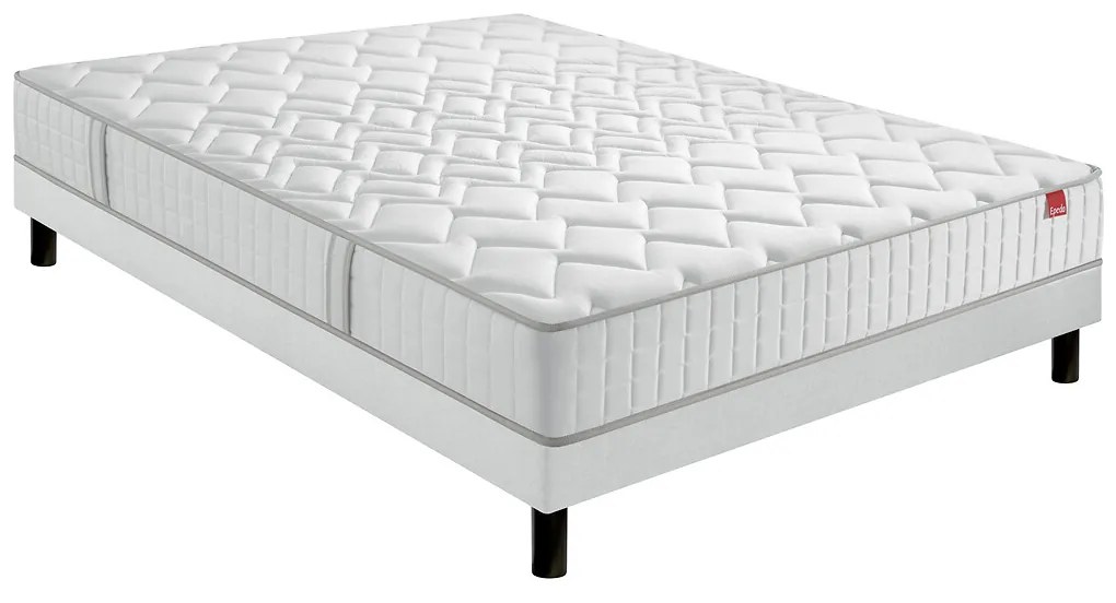 Ensemble matras met veren l'Illustre + beddenbodem