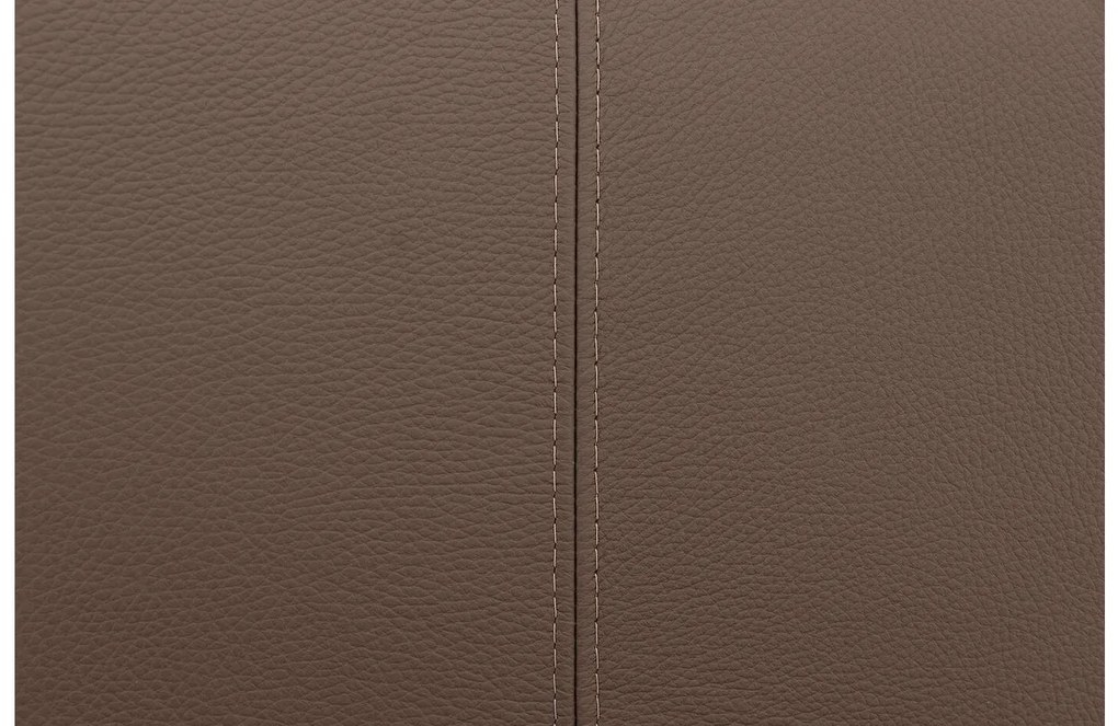 Goossens Eetkamerstoel Funk Zwarte Poten bruin leer met armleuning en Zwart skater wiel met zwarte kapmet wielen, modern design