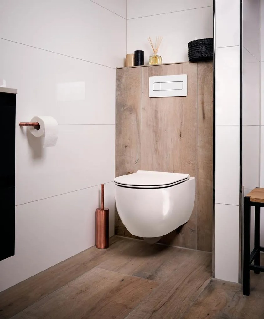 Xenz Gio randloos toilet 47cm met vortexspoeling wit glans