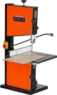VEVOR lintzaag, 254 mm zaagbreedte, tweesnelheden houtlintzaag met 373 W motor (1/2 pk), 160 mm zaaghoogte, 335 x 340 mm gietijzeren tafel, met 360° werkverlichting, verstekgeleider, parallelgeleider