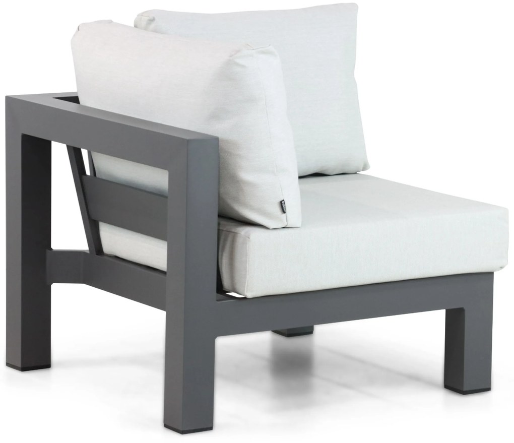 Hoek loungeset 5 personen Aluminium Grijs Lifestyle Garden Furniture Luca