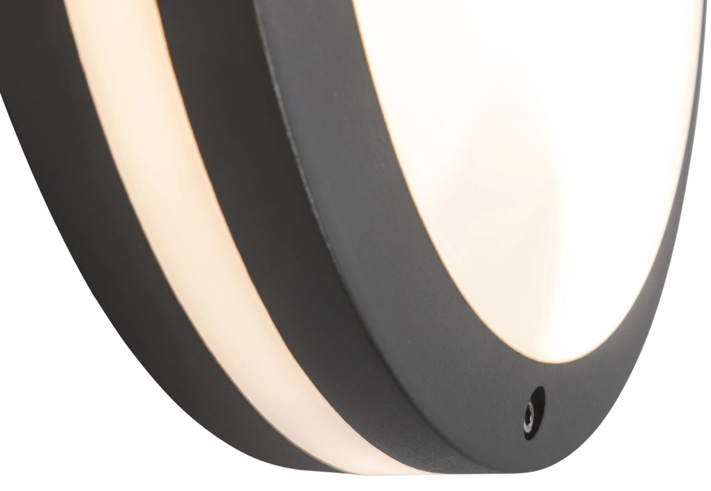 Buitenlamp Wand- en plafondlamp antraciet 2-lichts IP54 - Glow Modern E27 IP54 Buitenverlichting rond