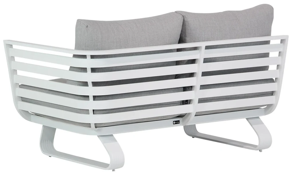 Hoek loungeset 6 personen Aluminium Wit Santika Furniture Santika Sovita