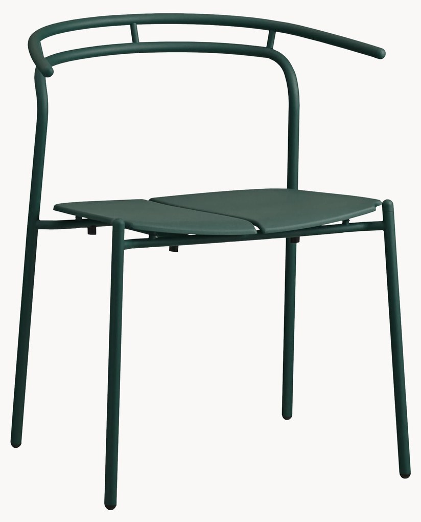 Metalen tuinstoel met armleuningen Novo