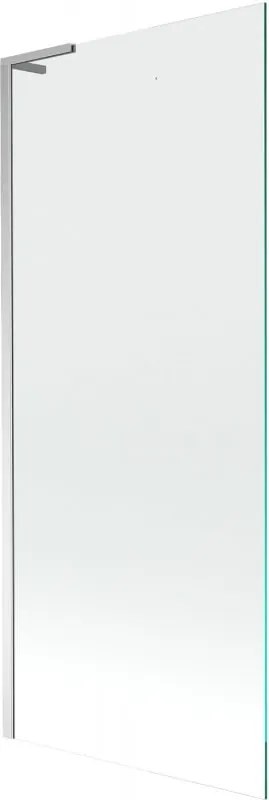 Mexen Next L badwand 1-vleugelig 80 x 150 cm, transparant, chroom - 895-080-000-03-00-01