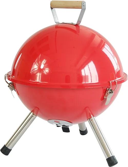 60345 - Kogel barbecue - rood - Ø 32 CM