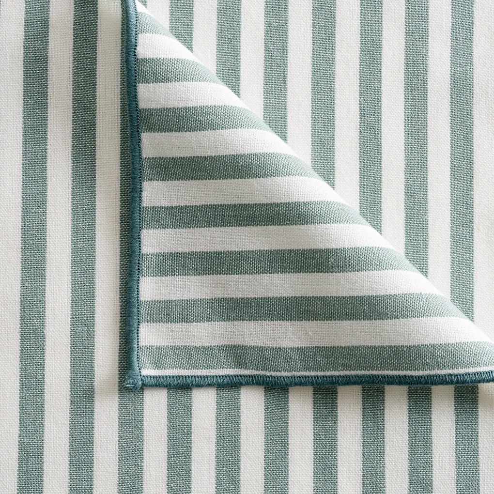 Set van 2 theedoeken, 30% gerecycled katoen, geweven-geverfd, Soizic