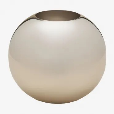 Brania Vaas Van Staal ↑20 Cm - Sklum