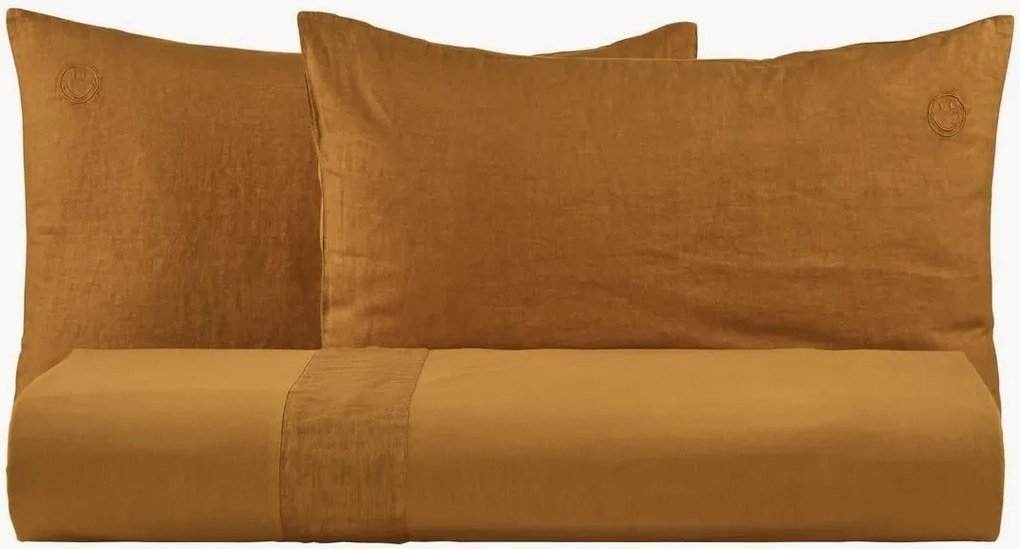 Katoenen beddengoedset Smiley Face