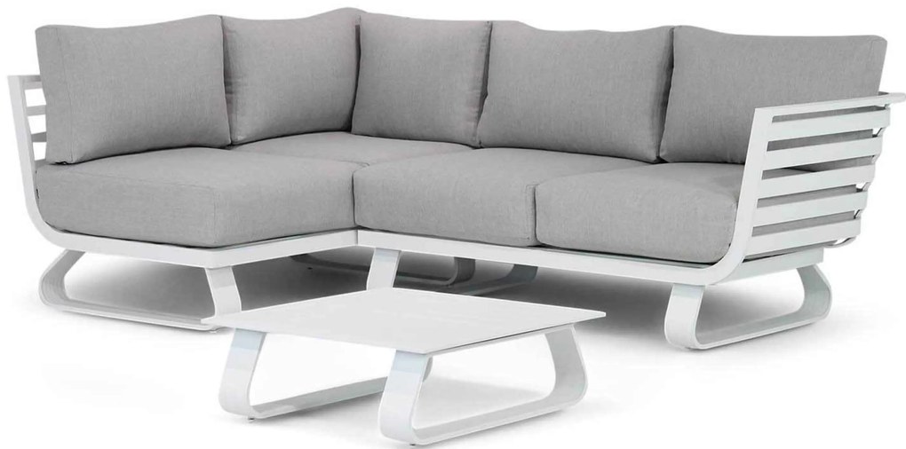 Chaise Loungeset 3 personen Aluminium Wit Santika Furniture Santika Sovita