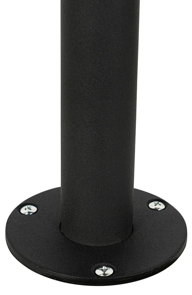 Moderne lantaarn zwart met helder glas 104 cm IP44 - Sfera