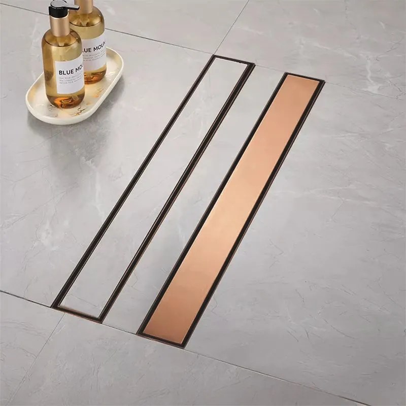 Lineaire afvoer Rea Neox brush copper 50