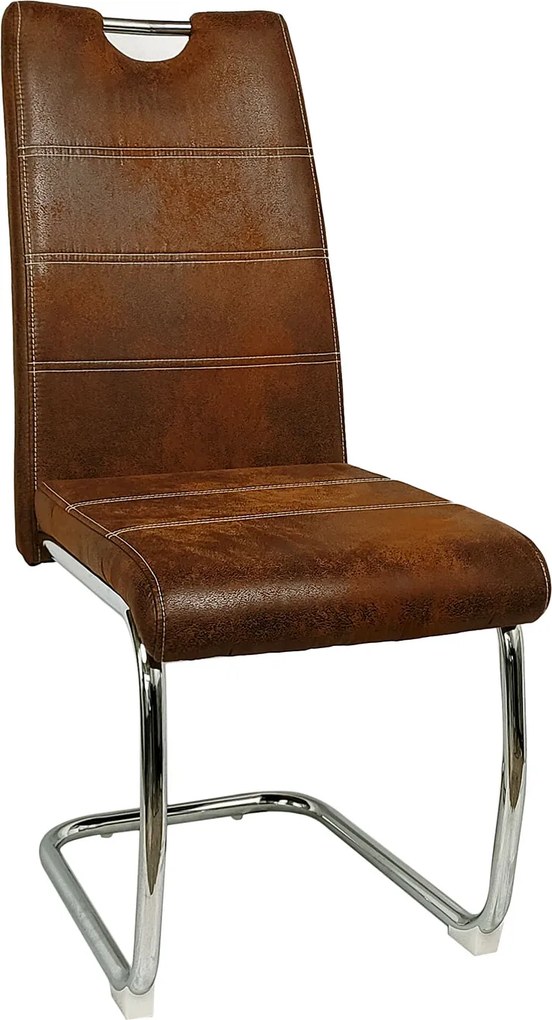 Set 4 Hallen Kunstlederen Stoelen