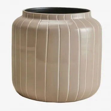 Beker Van Ijzer Bieberlis ↑20 Cm & Tapioca Beige - Sklum