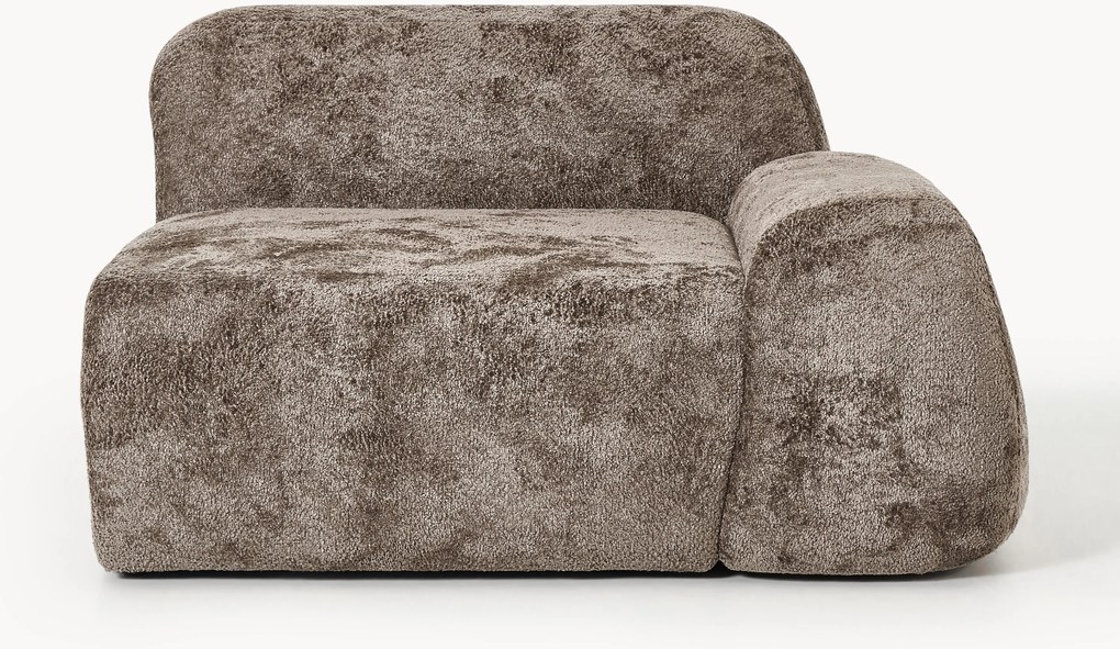 Hoekmodule Wolke van teddy-bouclé