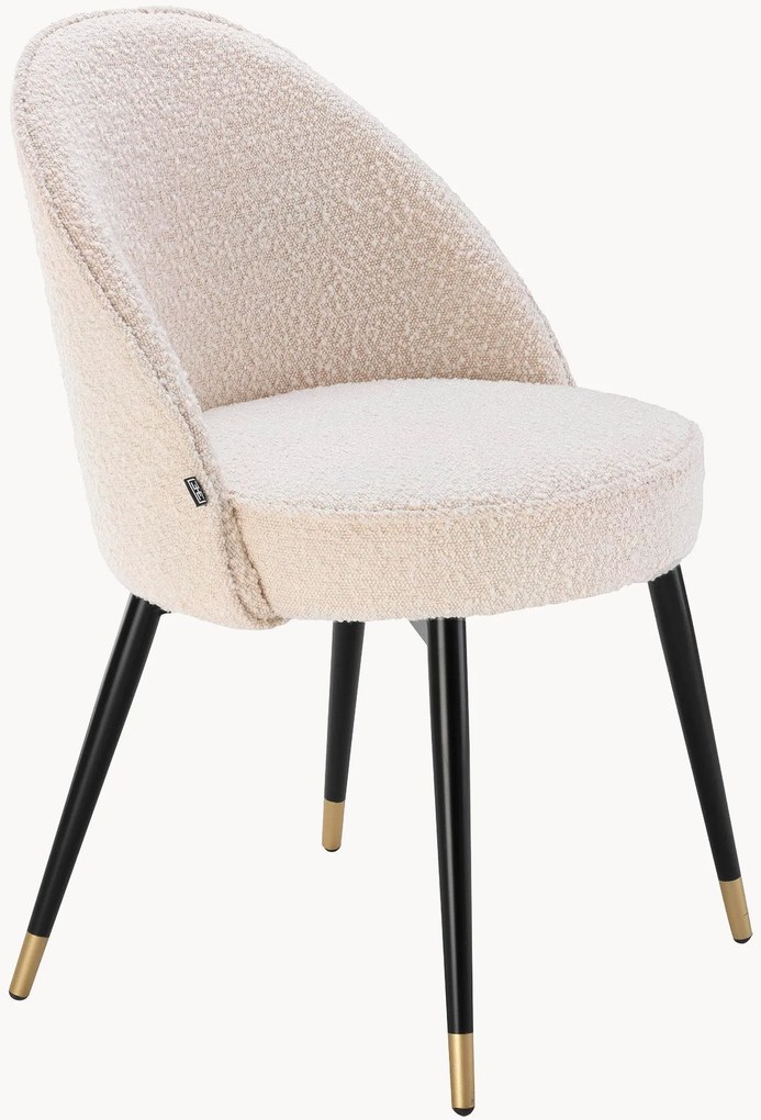 Bouclé eetstoelen Cooper, 2-delig