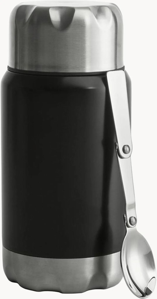 Geïsoleerde fles Mark met lepel