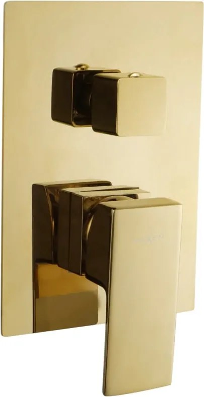 Mexen Uno inbouw badkraan, goud - 71435-50