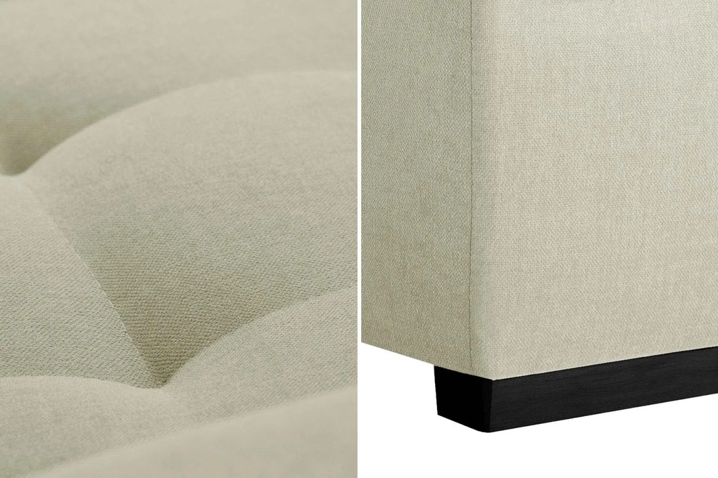 Guy Laroche Home | 3-Zitsbank Home Passion breedte 196 cm x diepte 85 cm x hoogte 85 cm taupe zitbanken - bekleding: 100% | NADUVI outlet