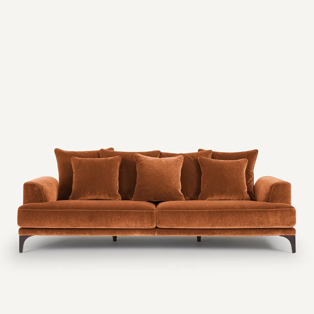 Bank van fluweel linnen, Armento