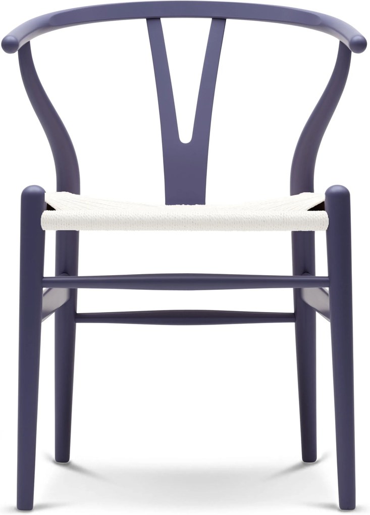 Carl Hansen & Son CH24 Wishbone stoel Colours White Purple Blue