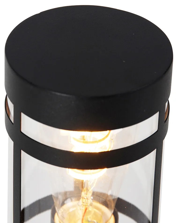 Smart buitenlamp met dimmer zwart 80 cm IP44 incl. Wifi ST64 - Gleam Modern E27 IP44 Buitenverlichting cilinder / rond