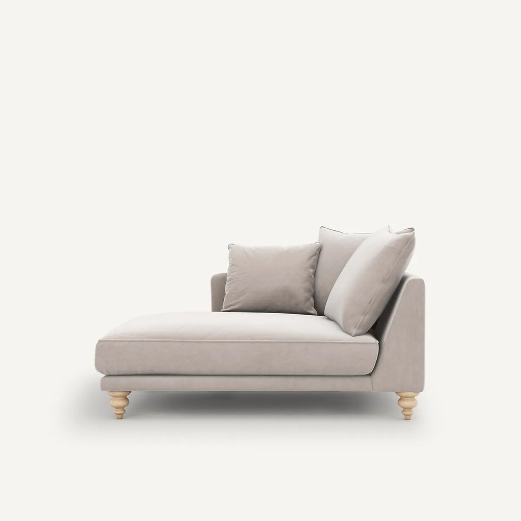 Longchair van fluweel, Lazare