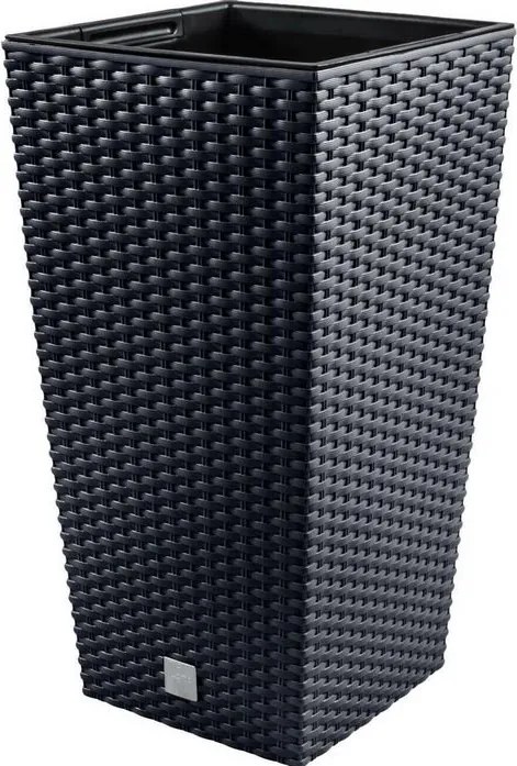 Prosperplast Rato Square Plantenbak - 40 x 75 cm - Antraciet