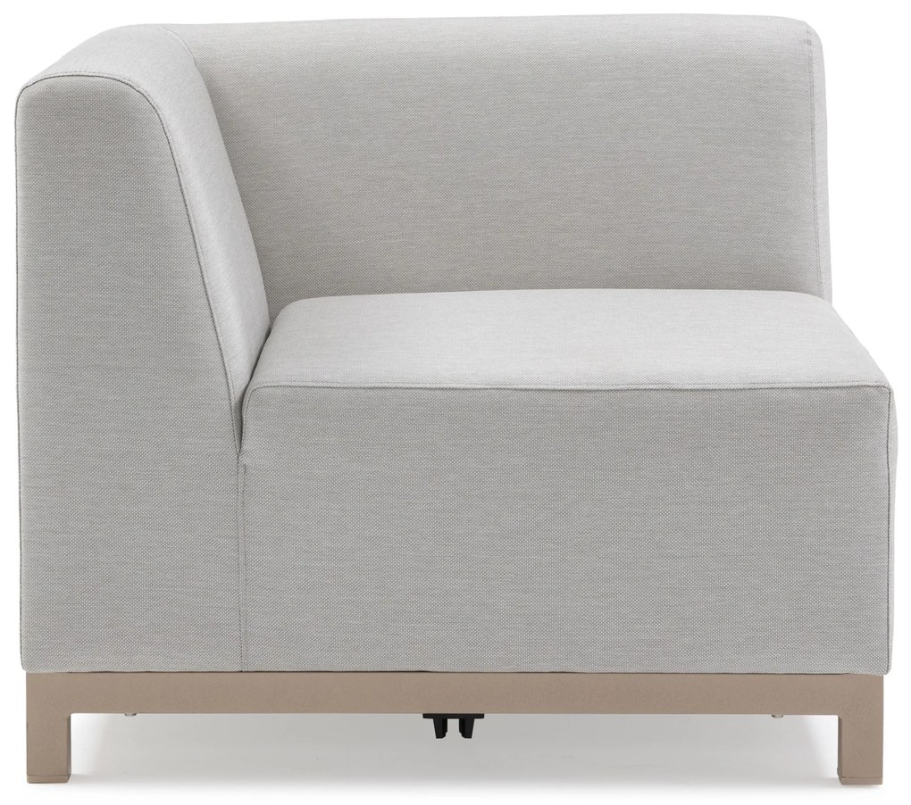 Hoek loungeset 5 personen Outdoor textiel Grijs De Laan Projects