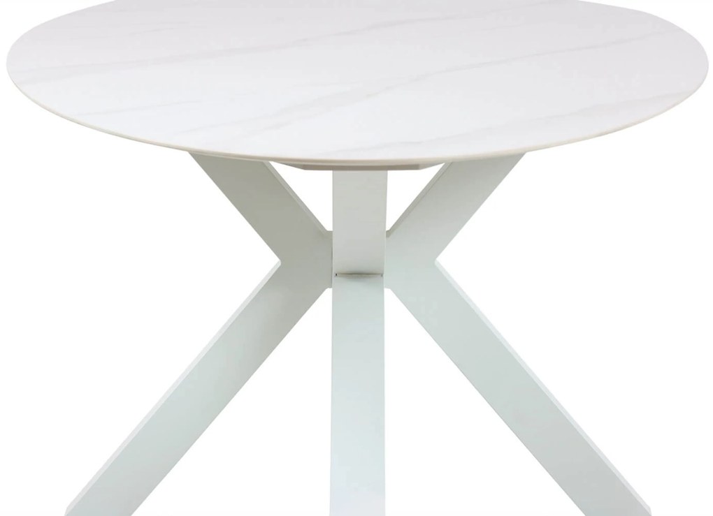 Dining Tuintafel ovaal 240 x 107 cm Wit Santika Ellisse