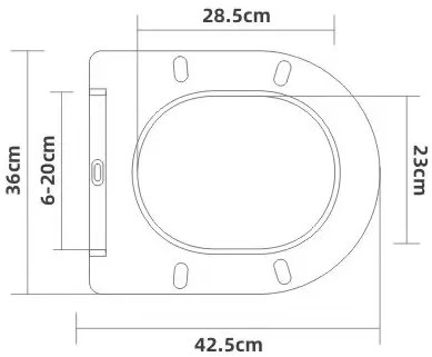 Mueller Rivel softclose toiletzetting met deksel wit mat