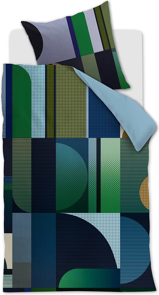 Kardol Utopia Dekbedovertrek Blue Green – Bij Swiss Sense