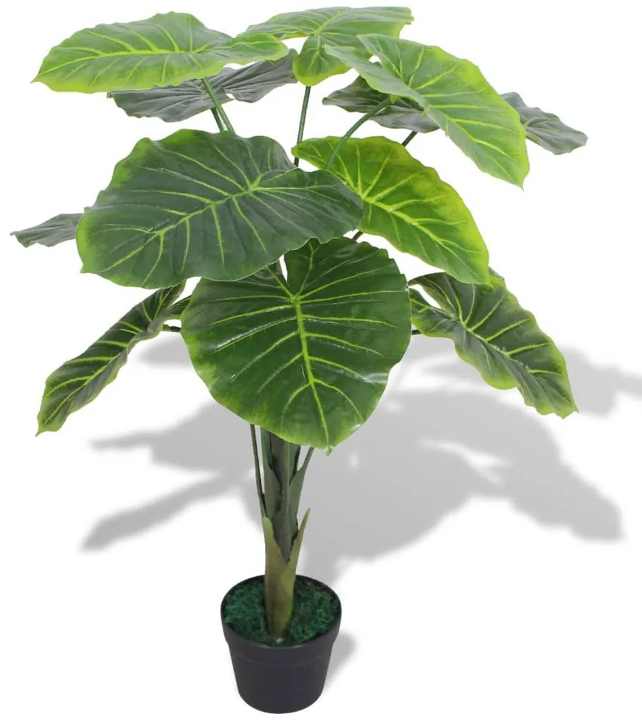 vidaXL Kunst taro plant met pot 70 cm groen