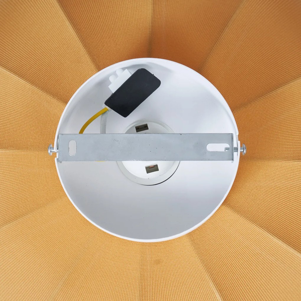 Japandi plafondlamp goud 37cm - Plu Asyesha