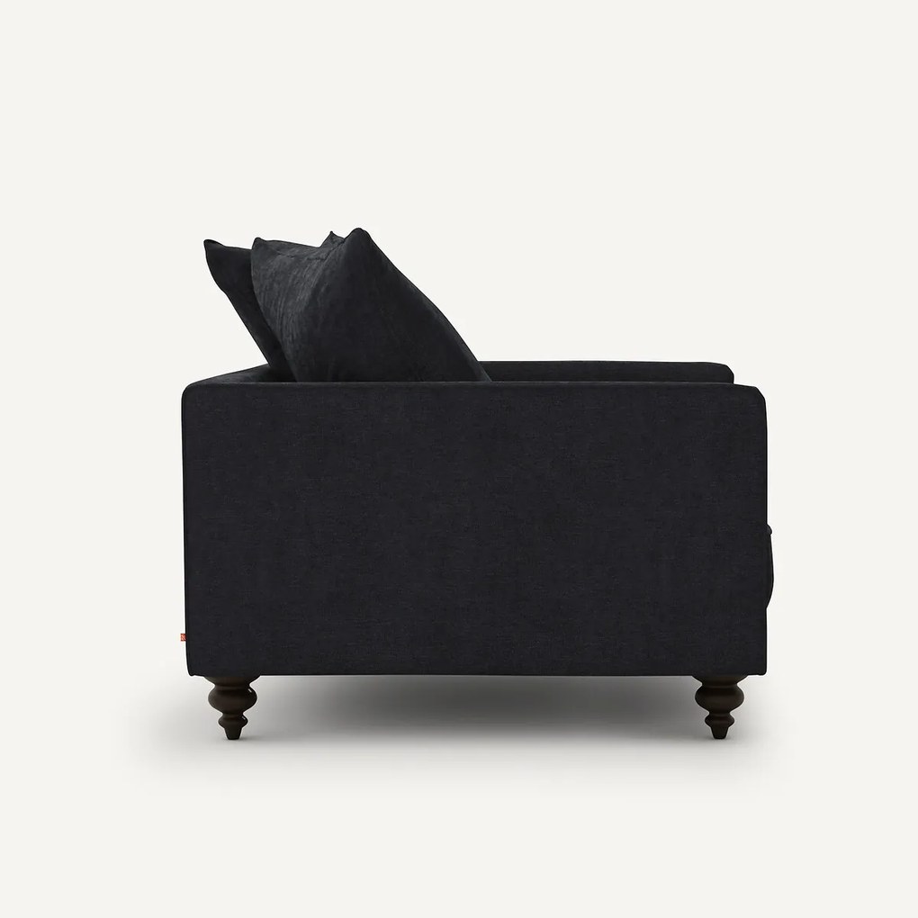 Fauteuil viscose/polyester, Lazare