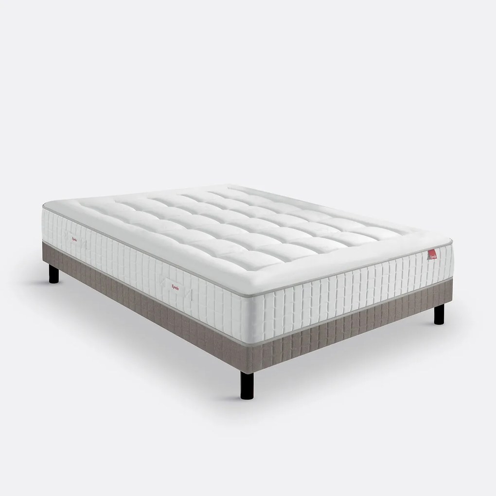 Ensemble matras met veren le Suprême + beddenbodem
