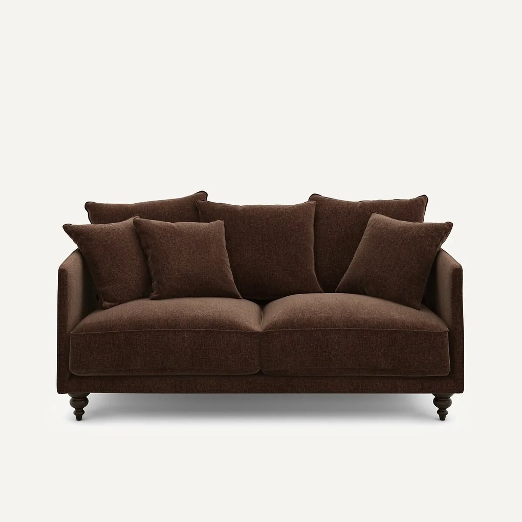 Compacte fluwelen chenille bank, Lazare