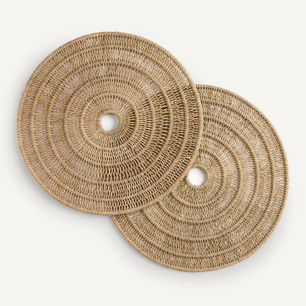 Placemat, set van 2 in rotan, Manado