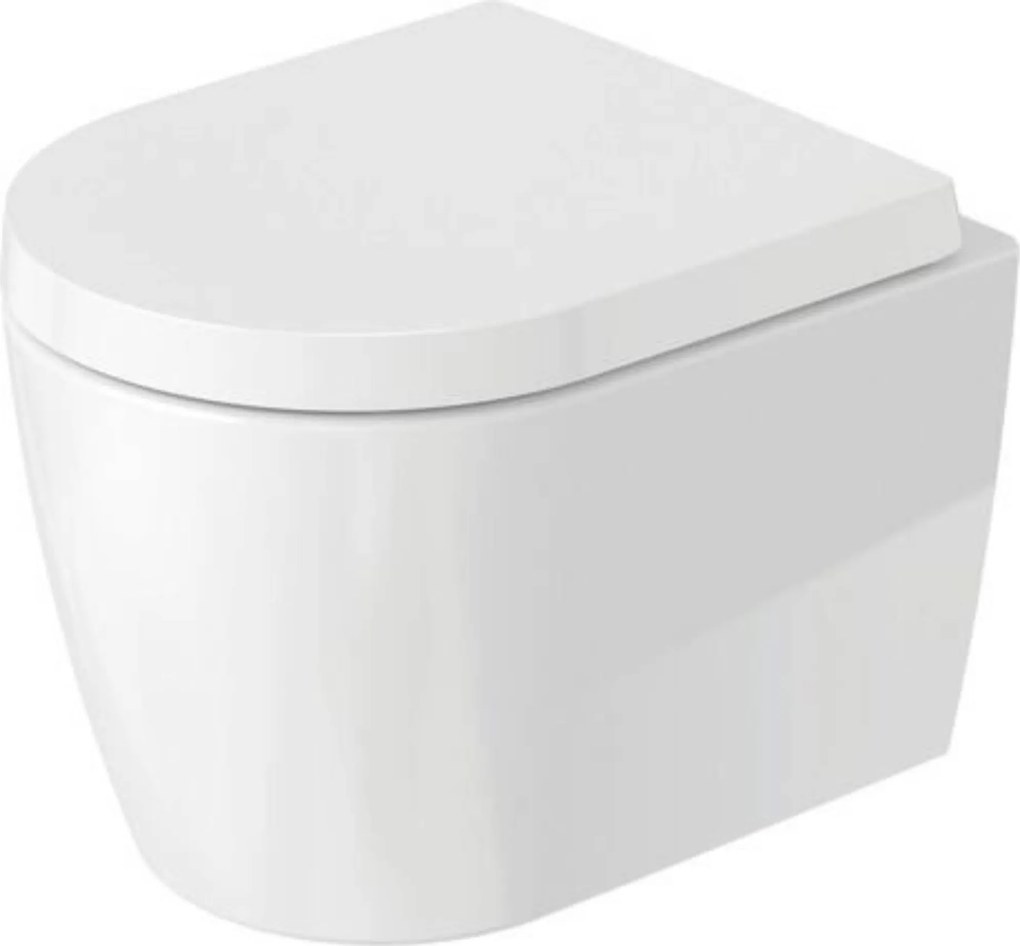 Duravit ME by Starck compact hangtoilet randloos incl. softclose toiletbril met glans wit