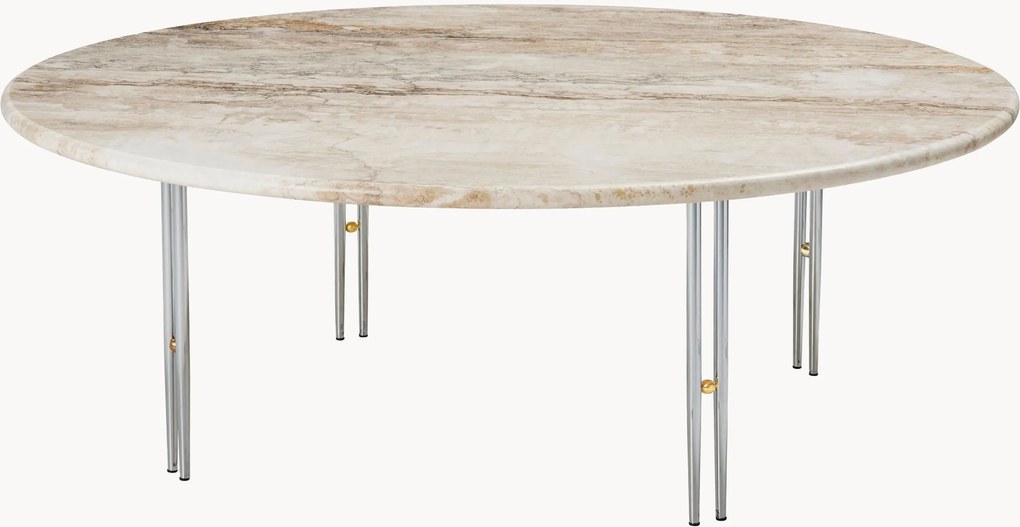 Ronde marmeren salontafel IOI, Ø 100 cm