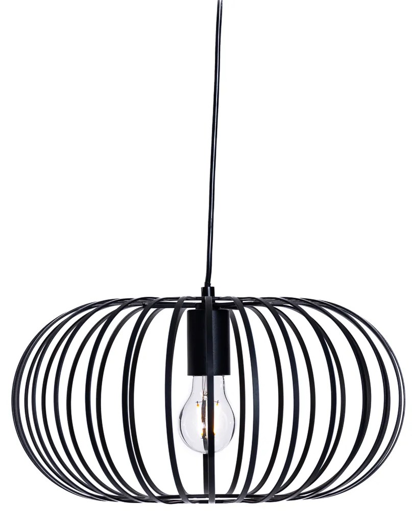 Moderne hanglamp zwart - Troopa Modern E27 rond Binnenverlichting Lamp