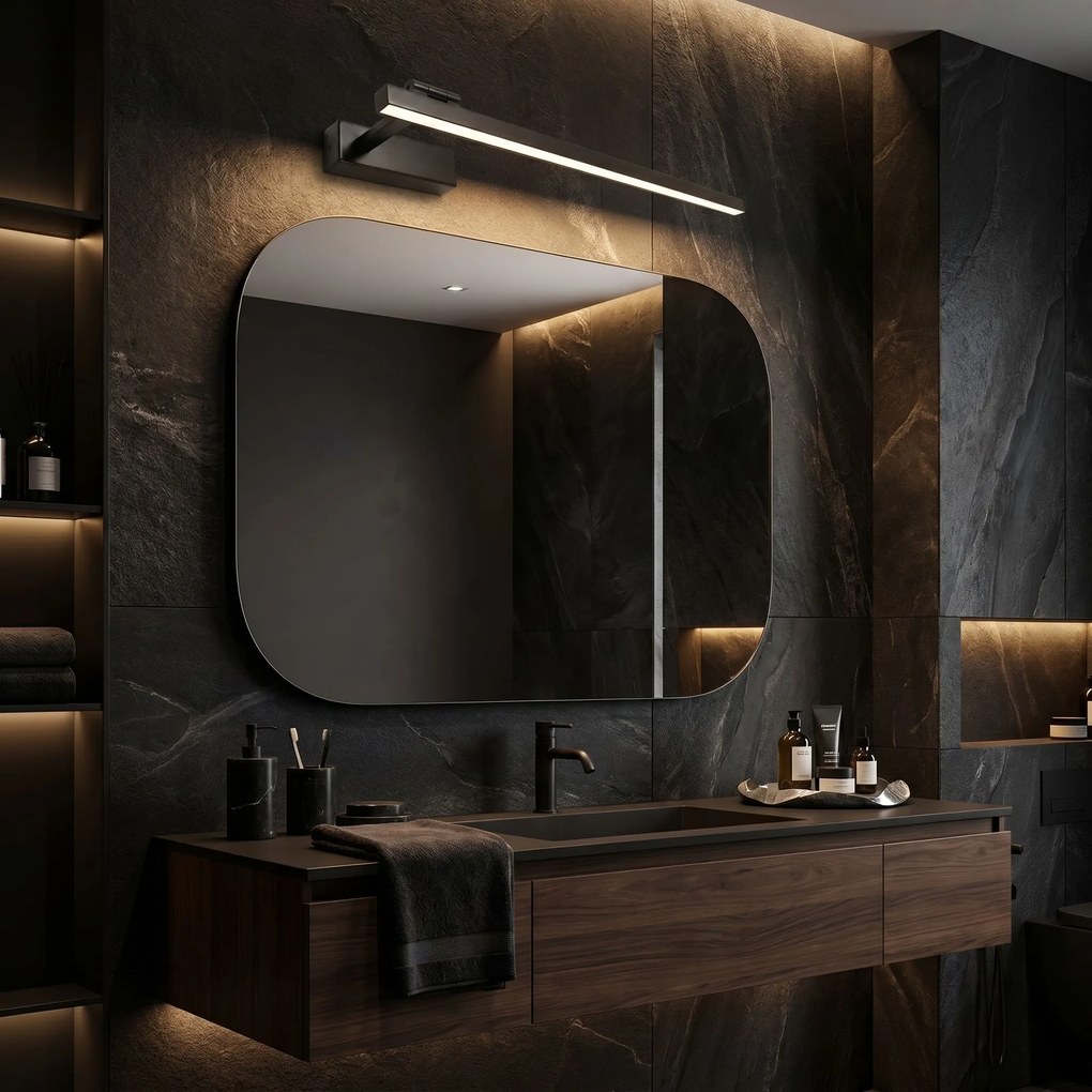 Badkamer LED-wandlamp SWE035-1W 60cm BLACK