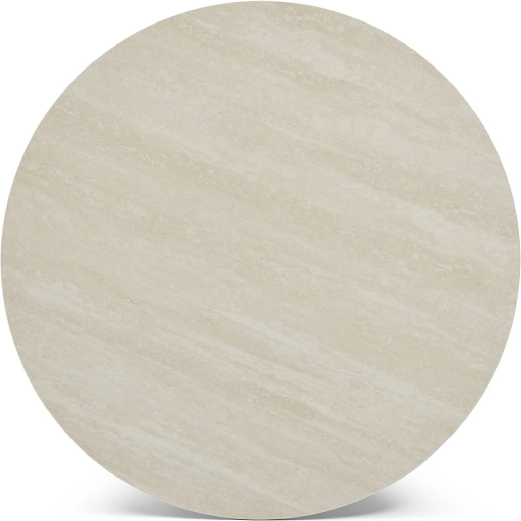Dining Tuintafel rond 100 cm Zand/Beige Santika Serino