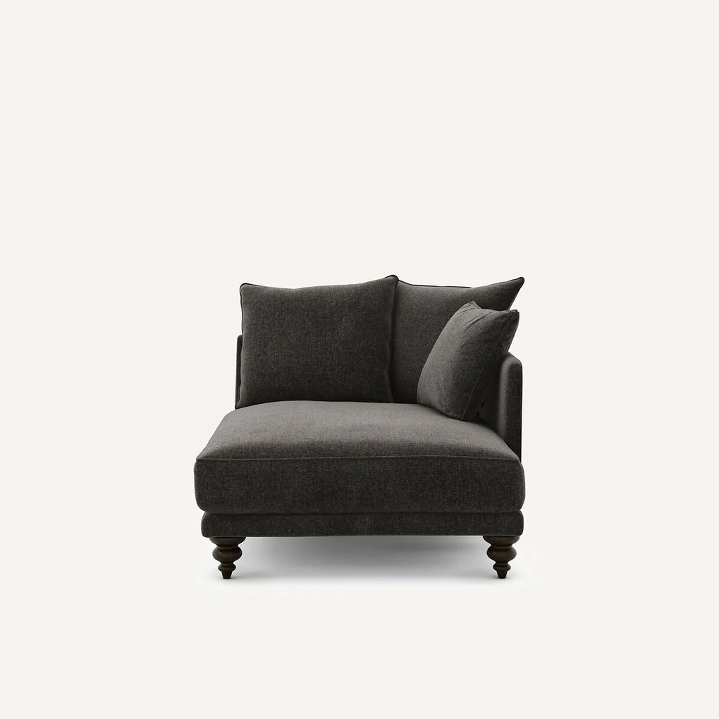 Chenille fluwelen longchair, Lazare