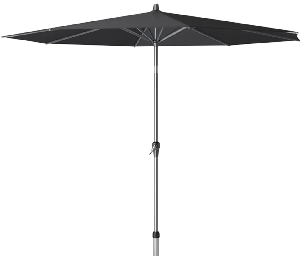 Platinum Riva stokparasol 3 m. rond - Premium - Faded black