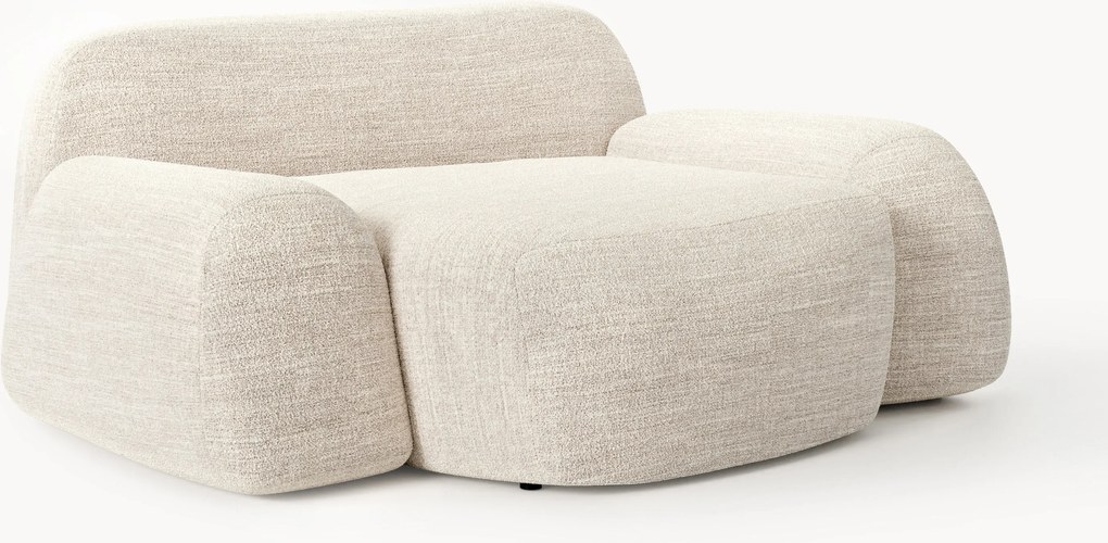 XL bouclé loungefauteuil Wolke