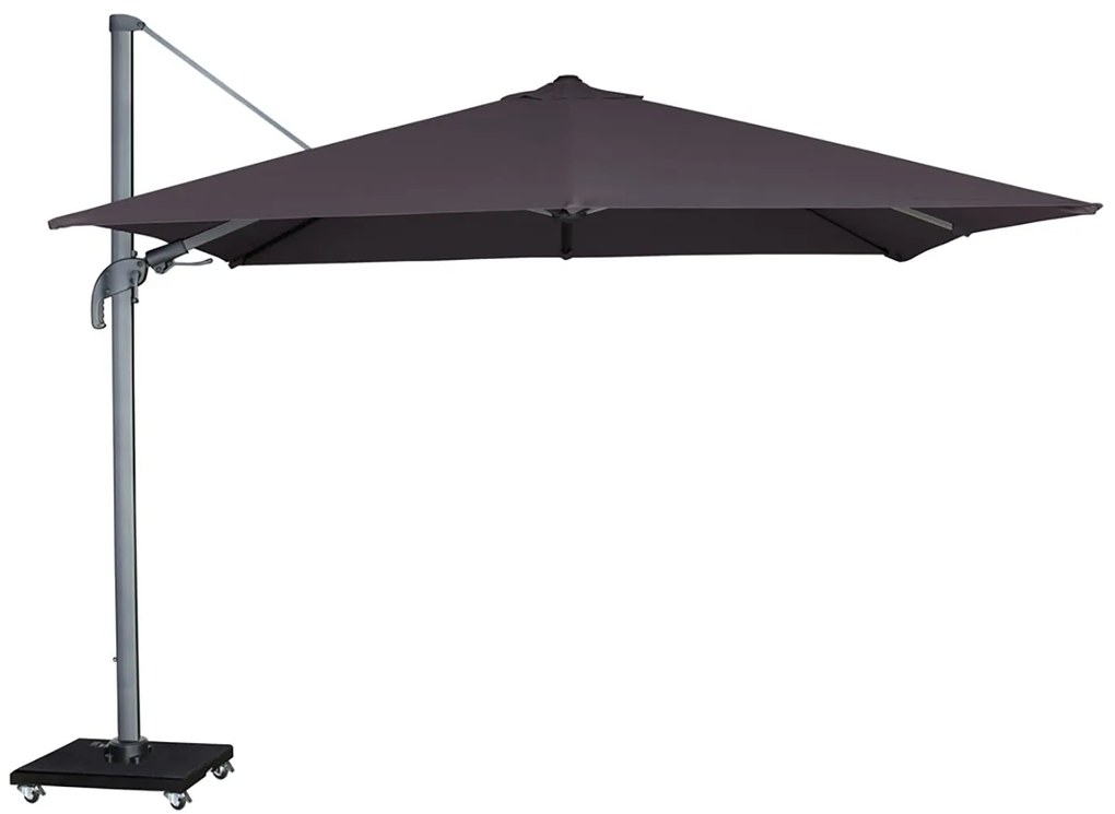 Zweefparasol  300 cm x 300 cm antracite Grijs-antraciet Garden Collections Alegria