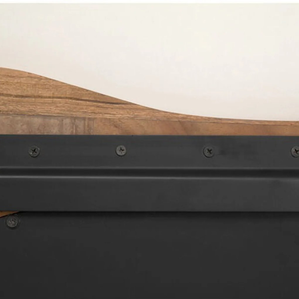 Driehoek Spiegel Acacia Hout - 101x62cm