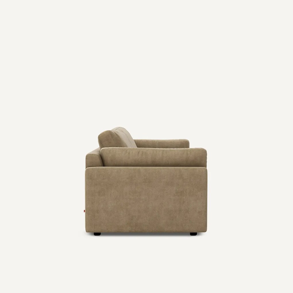 Slaapbank in stonewashed fluweel, CESAR
