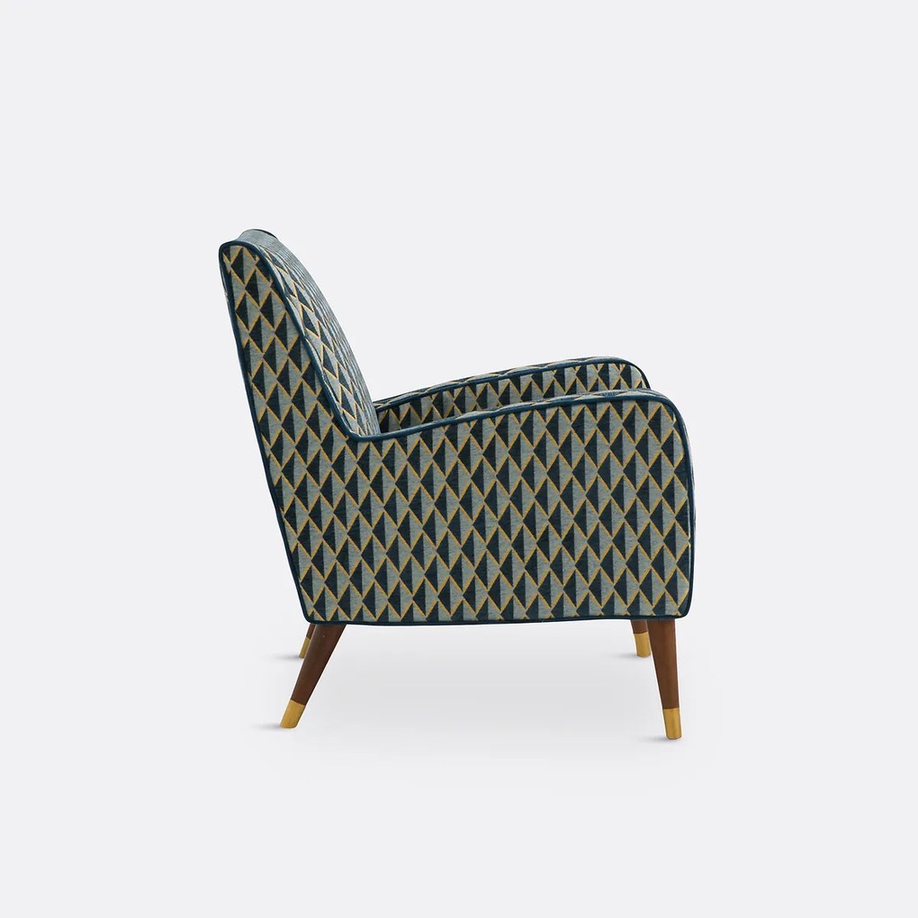 Fauteuil in fluweel, (Y)